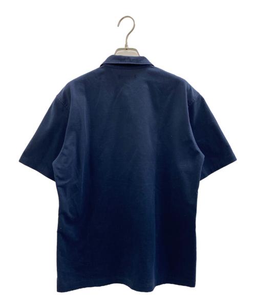 UNITED ARROWS（ユナイテッドアローズ）UNITED ARROWS (ユナイテッドアローズ) ポンチ ポロシャツ UA COZY ―抗菌防臭・接触冷感― ネイビー サイズ:Lの古着・服飾アイテム