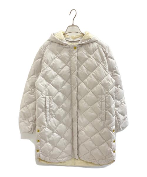 TAION（タイオン）TAION (タイオン) UNFILO (アンフィーロ) 2wayキルティングダウンコート ホワイト サイズ:不明の古着・服飾アイテム