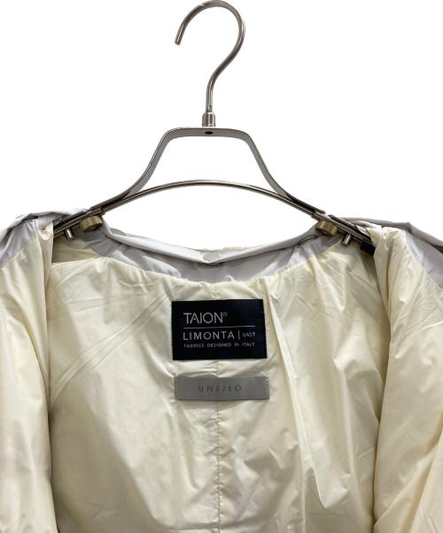 TAION（タイオン）TAION (タイオン) UNFILO (アンフィーロ) 2wayキルティングダウンコート ホワイト サイズ:不明の古着・服飾アイテム