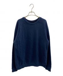 BRITISH MADE（ブリティッシュメイド）の古着「クルーネックラグランスウェット」｜ネイビー