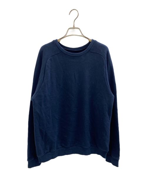 BRITISH MADE（ブリティッシュメイド）BRITISH MADE (ブリティッシュメイド) クルーネックラグランスウェット ネイビー サイズ:Sの古着・服飾アイテム