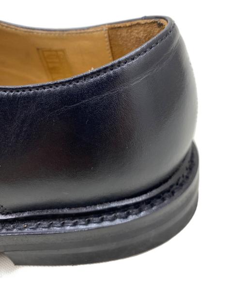 HARROGATE（ハロゲイト）HARROGATE (ハロゲイト) Uチップ レザーシューズ フレンチカーフ ブラック サイズ:6の古着・服飾アイテム