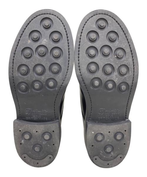 HARROGATE（ハロゲイト）HARROGATE (ハロゲイト) Uチップ レザーシューズ フレンチカーフ ブラック サイズ:6の古着・服飾アイテム