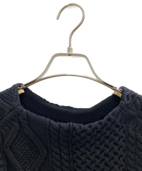 ELENDEEK（エレンディーク）ELENDEEK (エレンディーク) ニットベスト ブラック サイズ:Sの古着・服飾アイテム