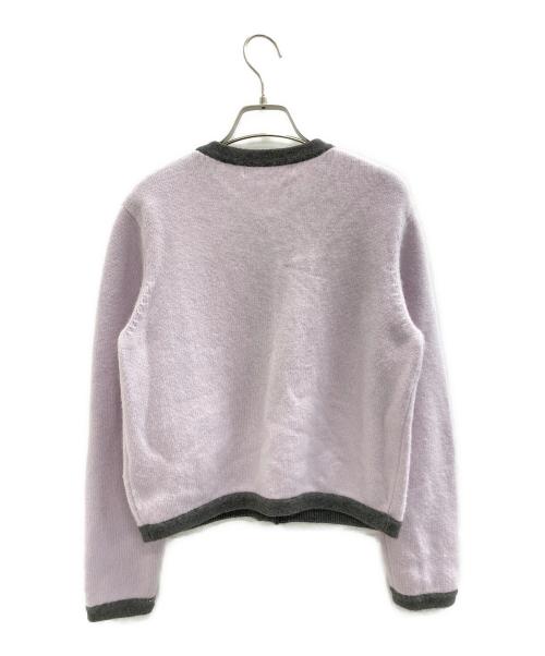 HER LIP TO（ハーリップトゥ）HER LIP TO (ハーリップトゥ) Annelise Knit Cardigan ピンク×グレー サイズ:Freeの古着・服飾アイテム