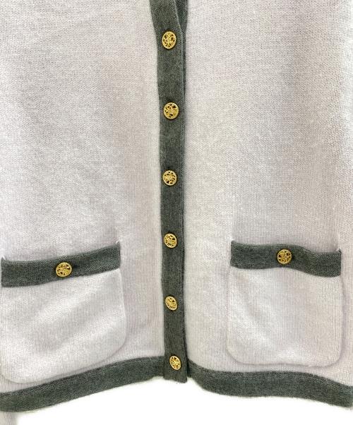 HER LIP TO（ハーリップトゥ）HER LIP TO (ハーリップトゥ) Annelise Knit Cardigan ピンク×グレー サイズ:Freeの古着・服飾アイテム