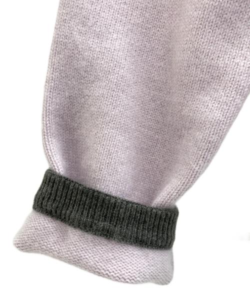 HER LIP TO（ハーリップトゥ）HER LIP TO (ハーリップトゥ) Annelise Knit Cardigan ピンク×グレー サイズ:Freeの古着・服飾アイテム