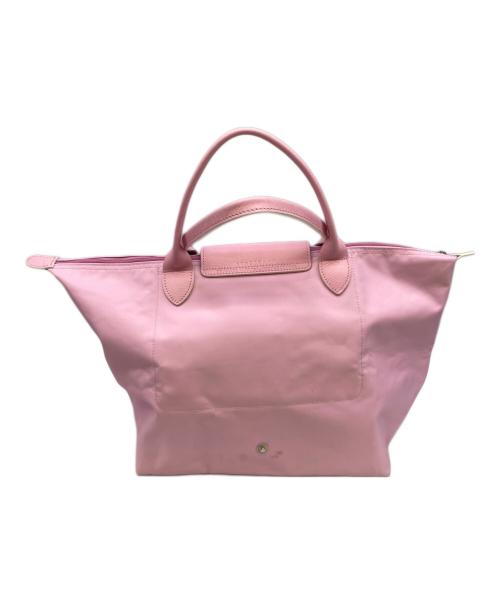 LONGCHAMP（ロンシャン）LONGCHAMP (ロンシャン) 舟形トートバッグ ピンクの古着・服飾アイテム