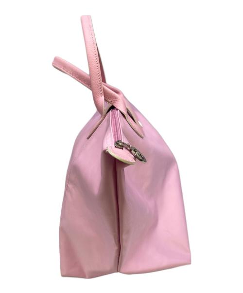 LONGCHAMP（ロンシャン）LONGCHAMP (ロンシャン) 舟形トートバッグ ピンクの古着・服飾アイテム