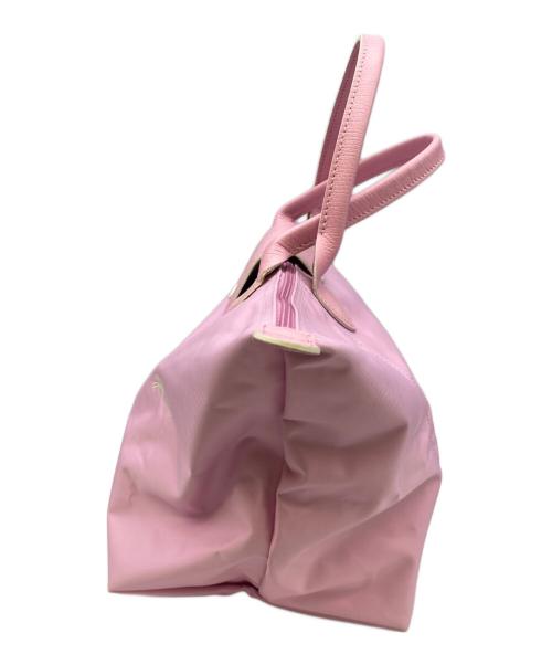 LONGCHAMP（ロンシャン）LONGCHAMP (ロンシャン) 舟形トートバッグ ピンクの古着・服飾アイテム