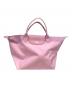 LONGCHAMP（ロンシャン）の古着「舟形トートバッグ」｜ピンク