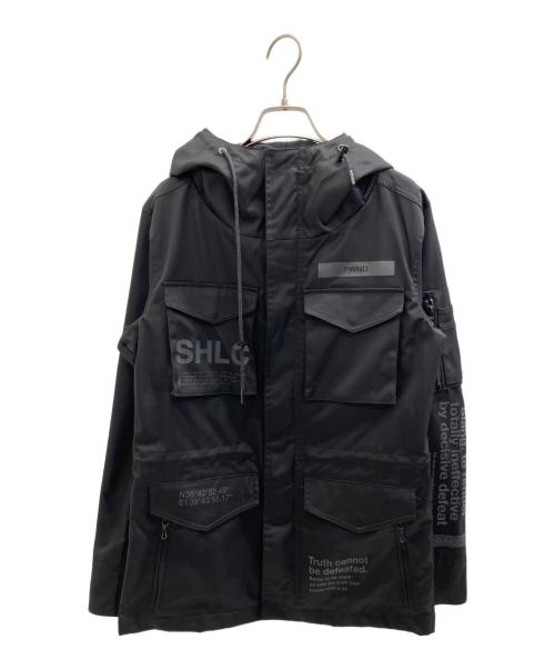 SHELLAC（シェラック）SHELLAC (シェラック) SEMANTIC DESIGN (セマンティックデザイン) フィールドジャケット ブラック サイズ:Mの古着・服飾アイテム