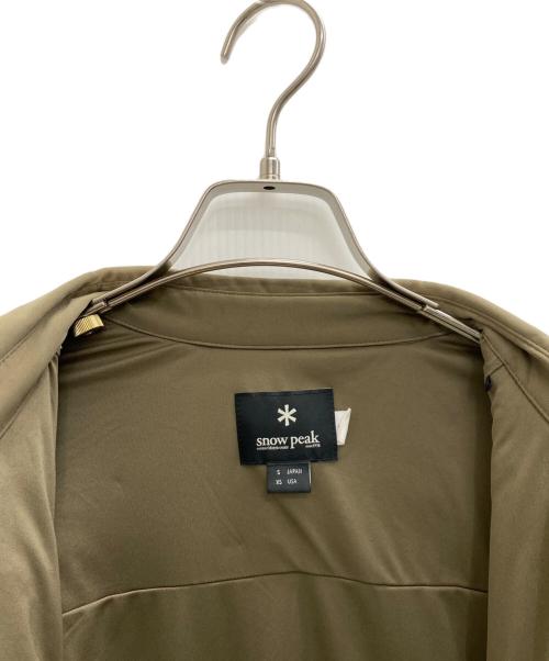 Snow peak（スノーピーク）Snow peak (スノーピーク) Flexible Insulated Shirt ブラウン サイズ:Sの古着・服飾アイテム