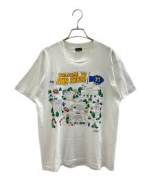 SCREEN STARS BEST×HEARTLAND（スクリーンズスターズベスト×ハートランド）の古着「90s WELCOME TO ANN ARBOR Tee」｜ホワイト