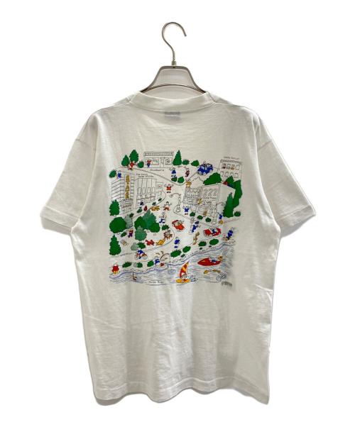 SCREEN STARS BEST（スクリーンズスターズベスト）SCREEN STARS BEST (スクリーンズスターズベスト) HEARTLAND (ハートランド) 90s WELCOME TO ANN ARBOR Tee ホワイト サイズ:Lの古着・服飾アイテム