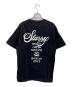stussy (ステューシー) ワールドツアーロゴTee ブラック サイズ:M：5000円