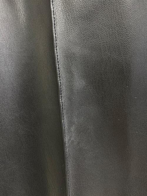 adidas（アディダス）adidas (アディダス) JEREMY SCOTT (ジェレミー スコット) シンセティックレザー サイドラインパンツ ブラック サイズ:2XLの古着・服飾アイテム