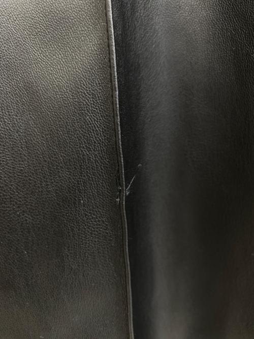 adidas（アディダス）adidas (アディダス) JEREMY SCOTT (ジェレミー スコット) シンセティックレザー サイドラインパンツ ブラック サイズ:2XLの古着・服飾アイテム