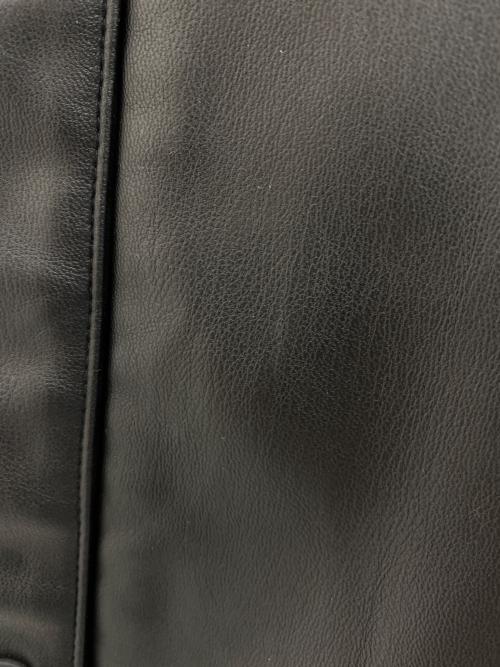 adidas（アディダス）adidas (アディダス) JEREMY SCOTT (ジェレミー スコット) シンセティックレザー サイドラインパンツ ブラック サイズ:2XLの古着・服飾アイテム