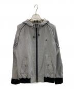 BURBERRY BLACK LABELバーバリーブラックレーベル）の古着「フーデッドジャケット」｜グレー