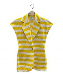 MISS Dior（ミス ディオール）の古着「ジャケット」｜ホワイト×イエロー