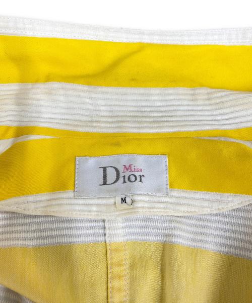 MISS Dior（ミス ディオール）MISS Dior (ミス ディオール) ジャケット ホワイト×イエロー サイズ:Mの古着・服飾アイテム