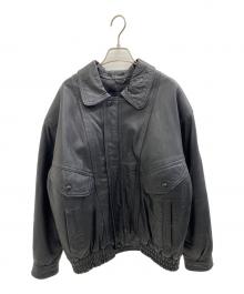 Red leather（レッドレザー）の古着「レザージャケット」｜ブラック