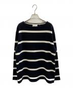 MAISON CORNICHONメゾン コルニション）の古着「厚手ニット」｜ブラック