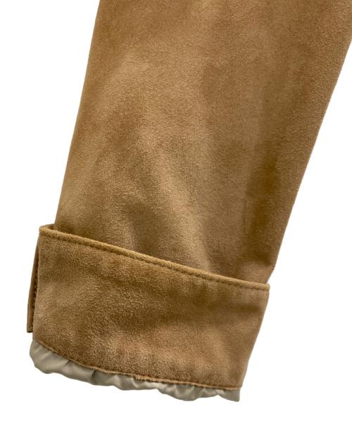 EMMETI（エンメティ）EMMETI (エンメティ) スェードユーティリティジャケット ブラウン サイズ:52の古着・服飾アイテム