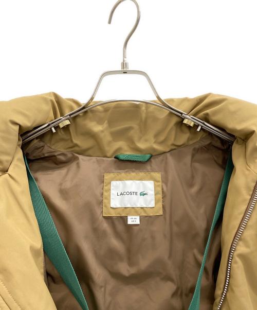 LACOSTE（ラコステ）LACOSTE (ラコステ) 撥水性ロングダウンジャケット ベージュ サイズ:US/Sの古着・服飾アイテム