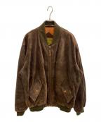 NEXT STAGEネクストステージ）の古着「レザージャケット」｜ブラウン