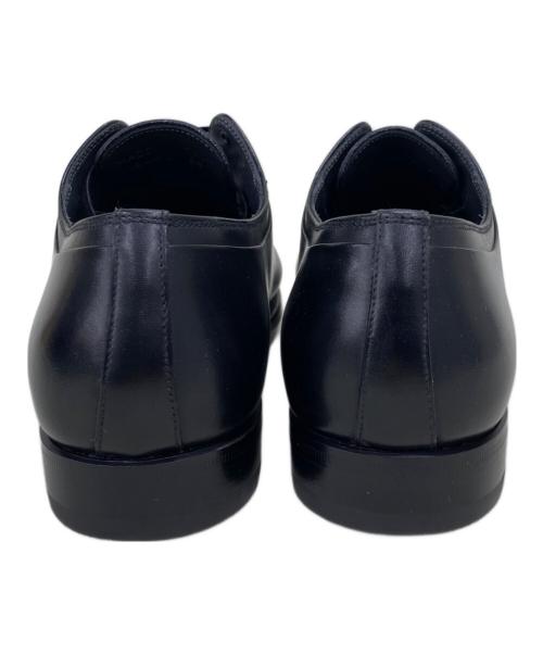 Christian Dior（クリスチャン ディオール）Christian Dior (クリスチャン ディオール) 外羽根プレーントゥシューズ ブラック サイズ:39の古着・服飾アイテム