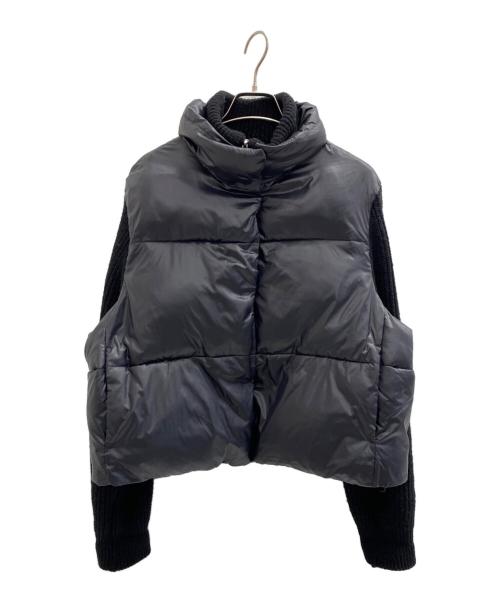ZARA（ザラ）ZARA (ザラ) 中綿ショートジャケット ブラック サイズ:Lの古着・服飾アイテム