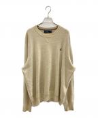 POLO RALPH LAURENポロ・ラルフローレン）の古着「厚手ニット」｜ベージュ