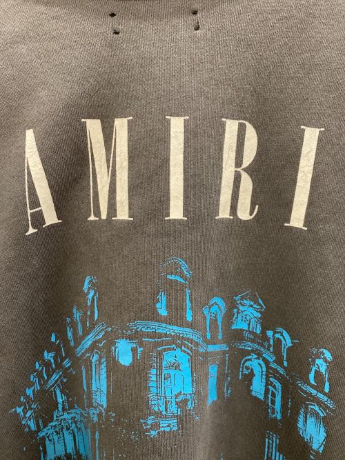AMIRI（アミリ）AMIRI (アミリ) AVENUE MONTAIGNE SWEAT P/O グレー サイズ:Mの古着・服飾アイテム