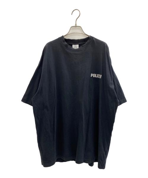 VETEMENTS（ヴェトモン）VETEMENTS (ヴェトモン) 半袖カットソー ブラック サイズ:不明の古着・服飾アイテム