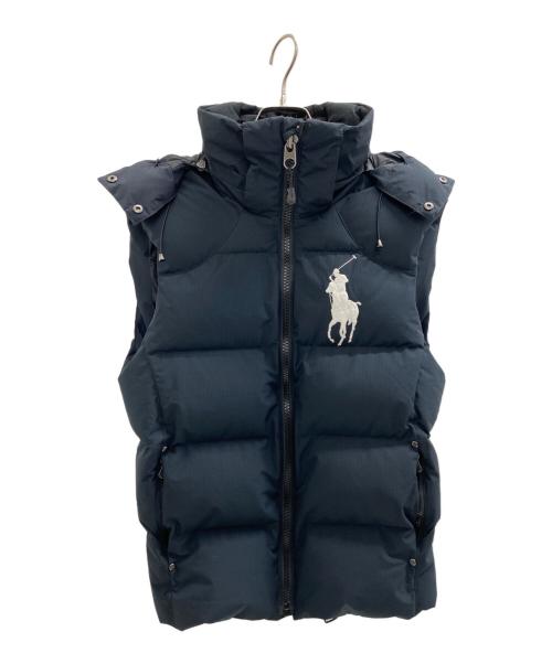 POLO RALPH LAUREN（ポロ・ラルフローレン）POLO RALPH LAUREN (ポロ・ラルフローレン) ダウンベスト ブラック サイズ:XSの古着・服飾アイテム