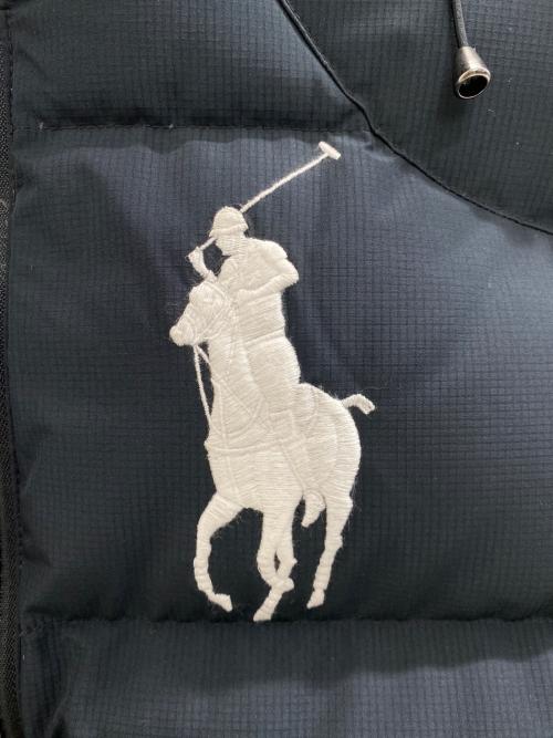 POLO RALPH LAUREN（ポロ・ラルフローレン）POLO RALPH LAUREN (ポロ・ラルフローレン) ダウンベスト ブラック サイズ:XSの古着・服飾アイテム