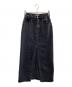 emmi atelier（エミアトリエ）の古着「ブラックデニムスカート」｜ブラック