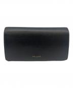 Saint Laurent Parisサンローランパリ）の古着「フラップロングウォレット」｜ブラック