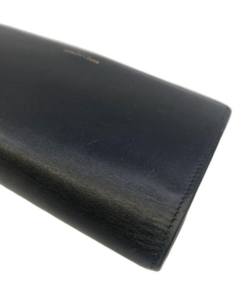 Saint Laurent Paris（サンローランパリ）Saint Laurent Paris (サンローランパリ) フラップロングウォレット ブラックの古着・服飾アイテム