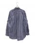 COMME des GARCONS SHIRT (コムデギャルソンシャツ) FOREVER WIDE CLASSIC コットンポプリンストライプレギュラーカラーシャツ ネイビー サイズ:M：27000円