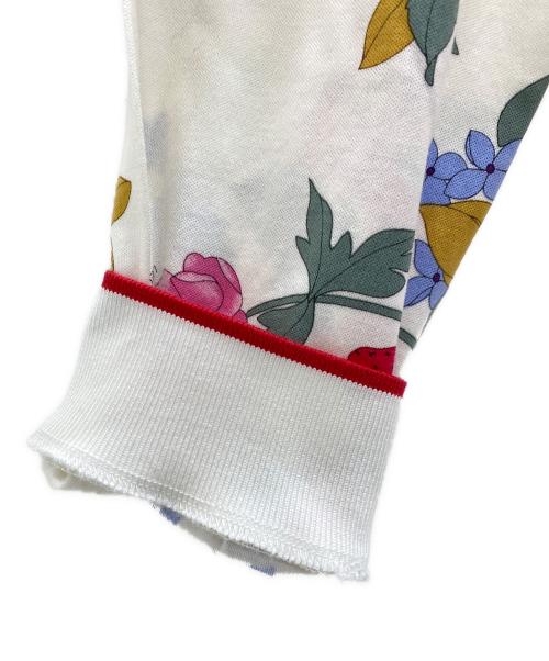 LEONARD SPORT（レオナール スポーツ）LEONARD SPORT (レオナール スポーツ) ポロシャツ ホワイト×ピンク サイズ:XLの古着・服飾アイテム
