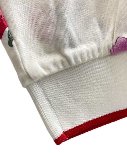 LEONARD SPORT（レオナール スポーツ）LEONARD SPORT (レオナール スポーツ) ポロシャツ ホワイト×ピンク サイズ:XLの古着・服飾アイテム