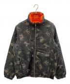 UNIQLOユニクロ）の古着「リバーシブルジャケット」｜カーキ×オレンジ