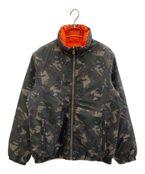 UNIQLO（ユニクロ）UNIQLO (ユニクロ) リバーシブルジャケット カーキ×オレンジ サイズ:Mの古着・服飾アイテム