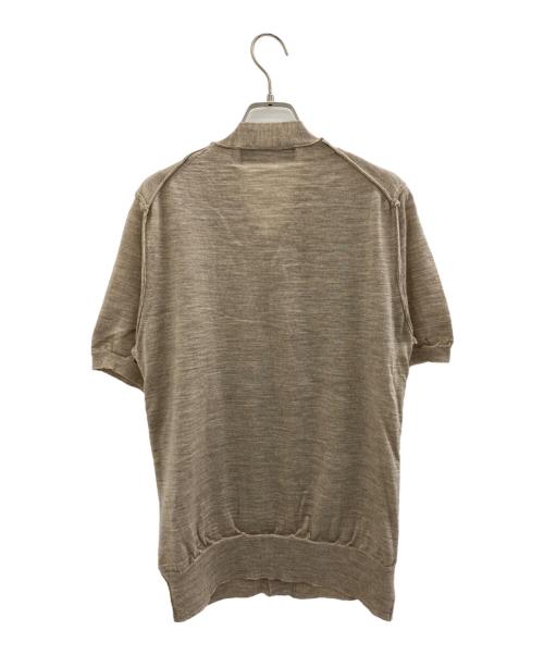 COMME des GARCONS HOMME PLUS（コムデギャルソンオムプリュス）COMME des GARCONS HOMME PLUS (コムデギャルソンオムプリュス) 薄手ニット ベージュ サイズ:Mの古着・服飾アイテム