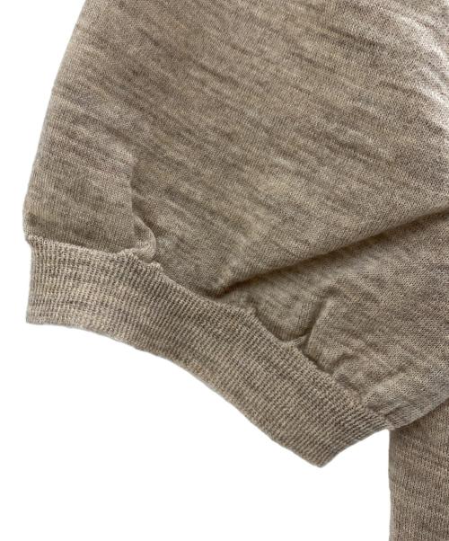 COMME des GARCONS HOMME PLUS（コムデギャルソンオムプリュス）COMME des GARCONS HOMME PLUS (コムデギャルソンオムプリュス) 薄手ニット ベージュ サイズ:Mの古着・服飾アイテム