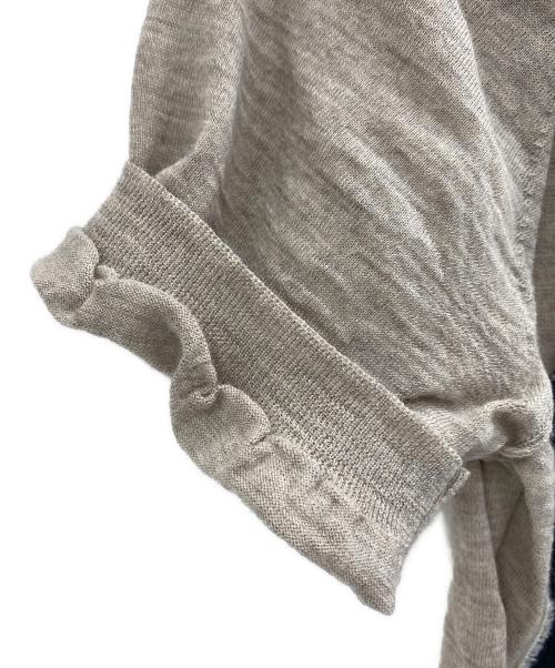 COMME des GARCONS HOMME PLUS（コムデギャルソンオムプリュス）COMME des GARCONS HOMME PLUS (コムデギャルソンオムプリュス) 薄手ニット ベージュ サイズ:Mの古着・服飾アイテム