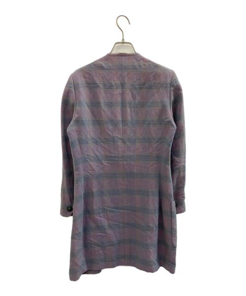 EMPORIO ARMANI（エンポリオ アルマーニ）EMPORIO ARMANI (エンポリオ アルマーニ) スモーキングジャケット パープル サイズ:Lの古着・服飾アイテム